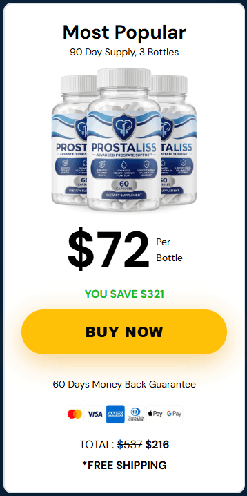 Buy ProstaLiss 3 Bottle